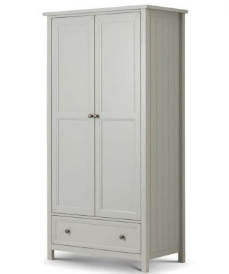 Maine 2 Door Combination Wardrobe - Dove Grey