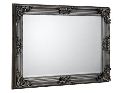 Rococo Pewter Wall Mirror