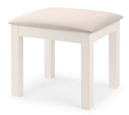 Maine Dressing Stool - Surf White