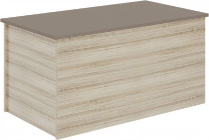 Nevada Blanket Box - Oyster Gloss/Light Oak