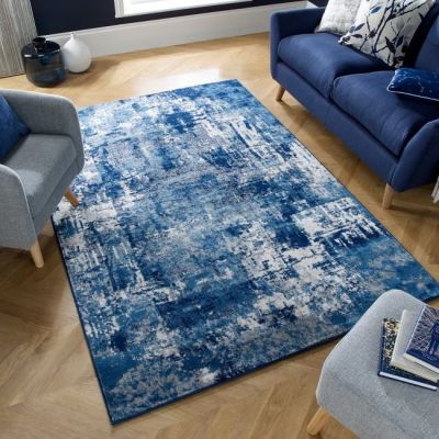 Cocktail Wonderlust Dark Blue Rug - 120 x 170