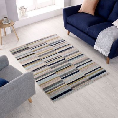 Urban Lines Multi Colour Rug 100x150