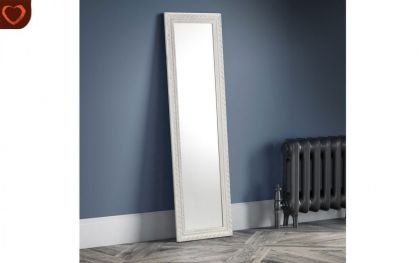 Allegro White Dress Mirror