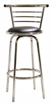 kitchen bar stools chrome