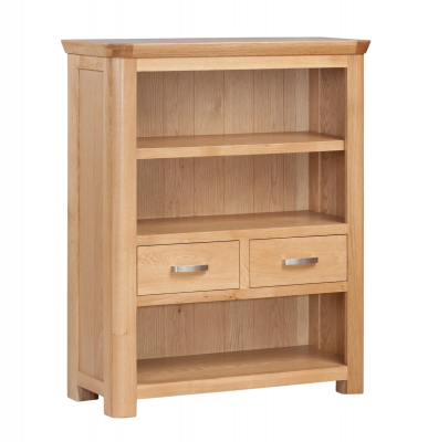 Treviso Low Bookcase - Oak