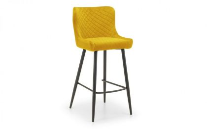 Luxe Bar Stool - Mustard