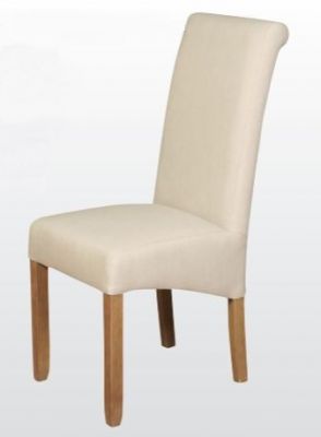 Sophie Dining Chair - Oak/Beige