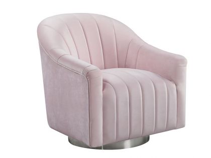 Vigo Swivel Chair - Pink