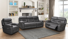 Leroy Recliner Suite 3+2+1 - Grey