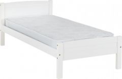 Amber Single Bed 3ft - White