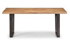 Brooklyn Dining Table - Oak / Gunmetal