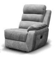 Urban RHF Recliner - Smoke / Grey