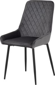 AVERY CHAIR - GREY VELVET