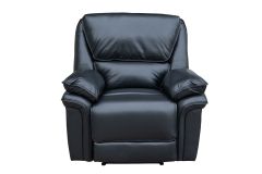 Trafalgar Leather Air 1 Seater - Black