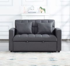 Luna Fabric Sofa Bed - Grey