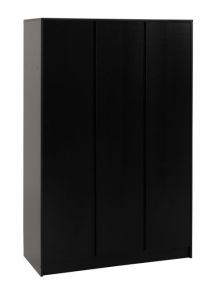 Malvern 3 Door Wardrobe - Black