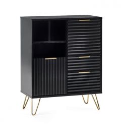 Murano 2 Door 2 Drawer Sideboard - Matte Black