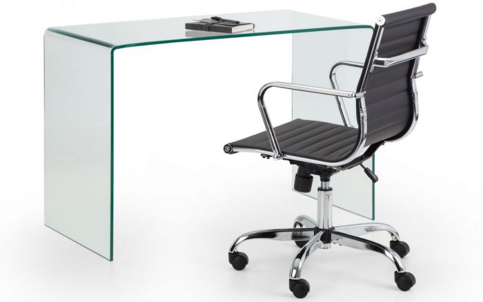 Glass for store under desk chair