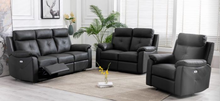 milano leather recliner